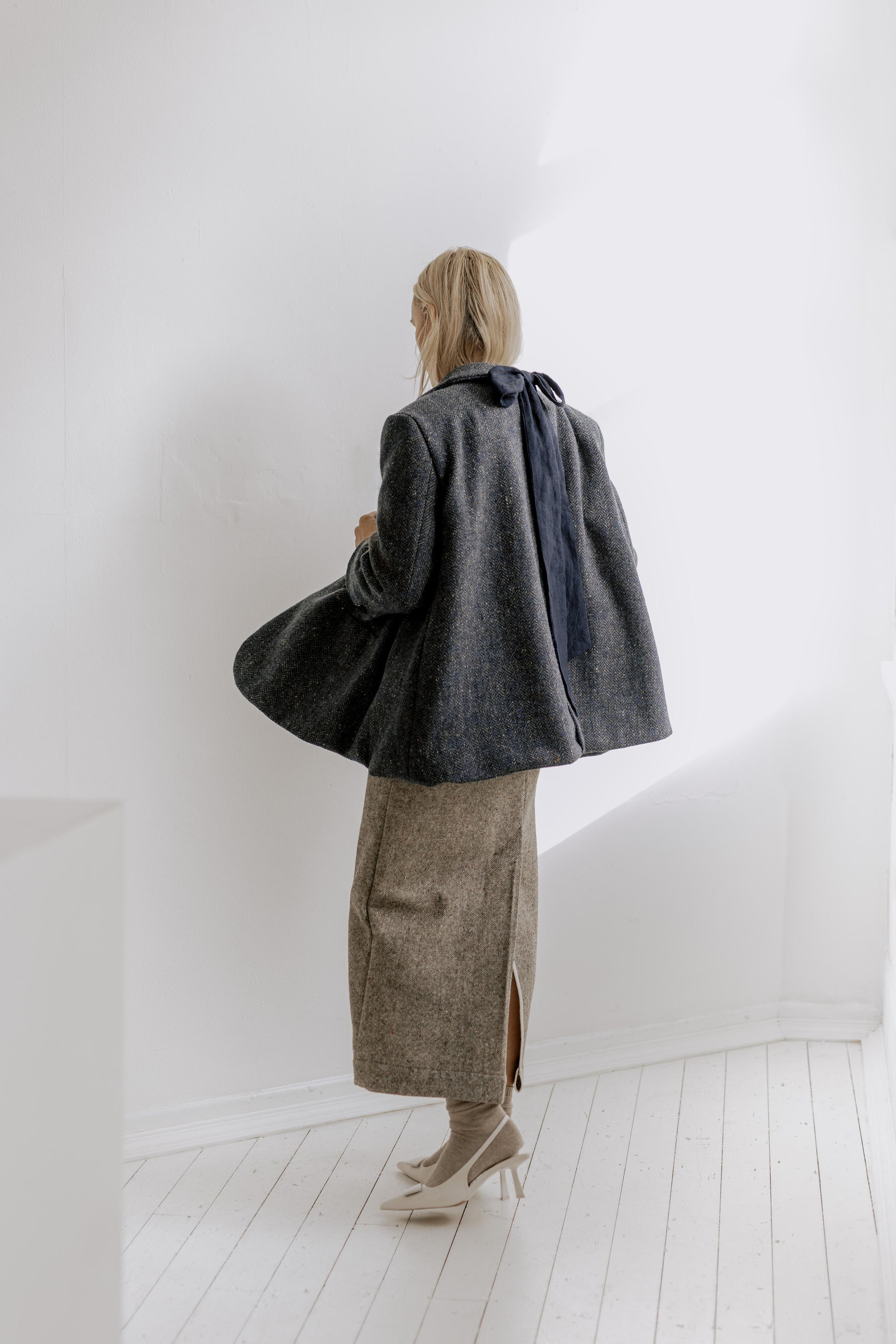 TWEED SKIRT | We are so delighted to introduce a big new step for us as a brand by introducing Donegal Tweed to our core collection. An expansion of our deep love and passion for Irish textiles and keeping our rich heritage alive- originating in Co Donega