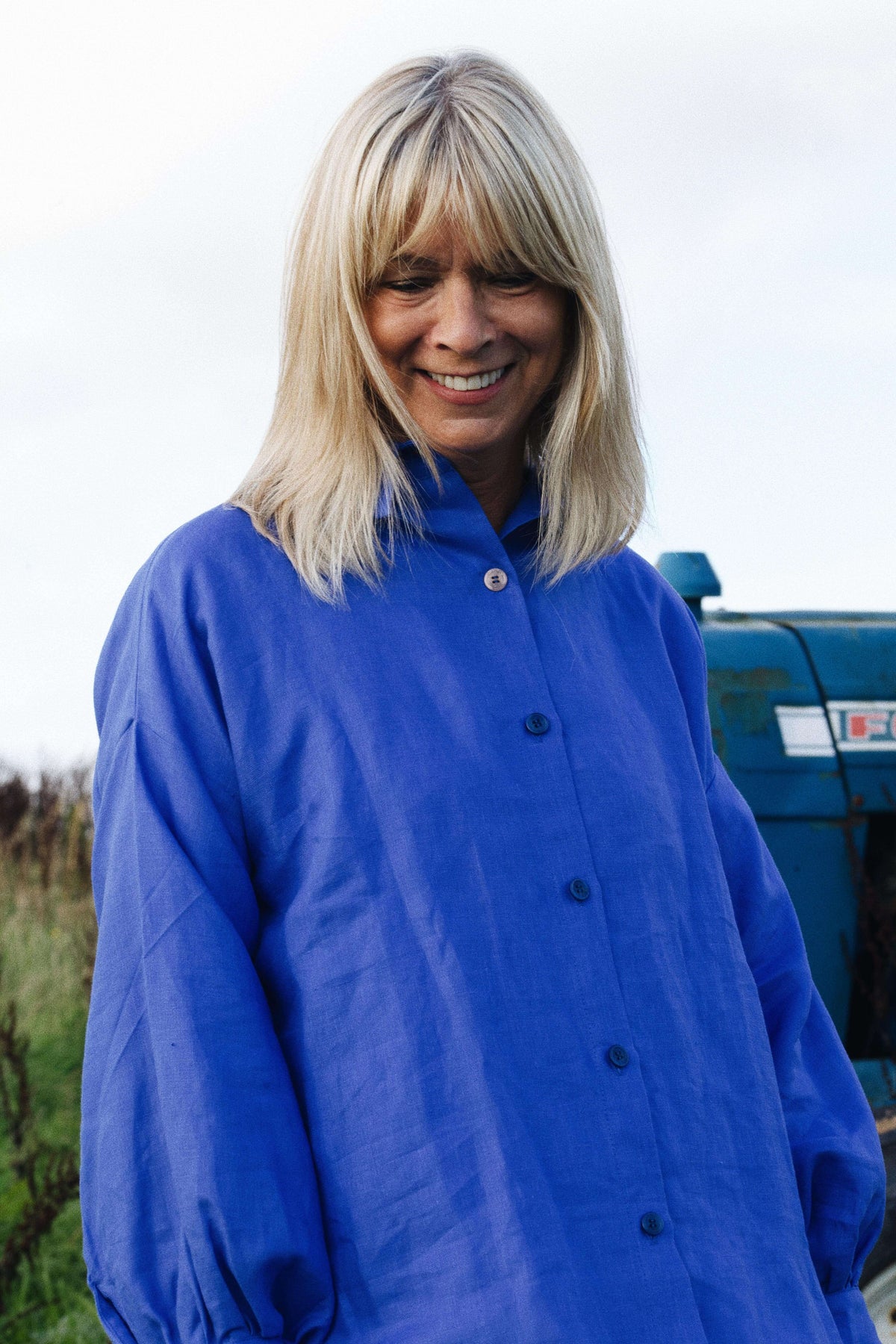 BLUEBELL BLOUSE | The summer blues we are okay with... Add a pop of colour to your summer wardrobe with our new Bluebell blouse. The sillouhette is a cross between our Willow and signature Cadhla blouse - loose and flowy with volumous sleeves and curved c