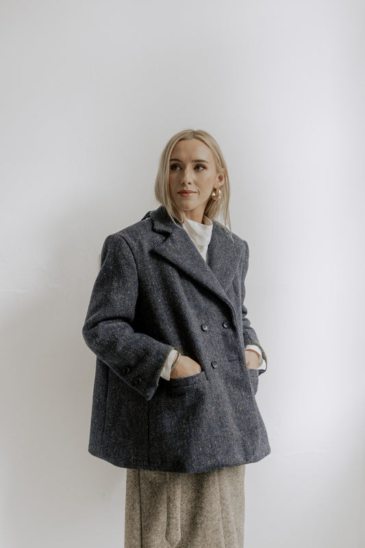 THE TWEED JACKET | We are so delighted to introduce a big new step for us as a brand by introducing Donegal Tweed to our core collection. An expansion of our deep love and passion for Irish textiles and keeping our rich heritage alive- originating in Co D