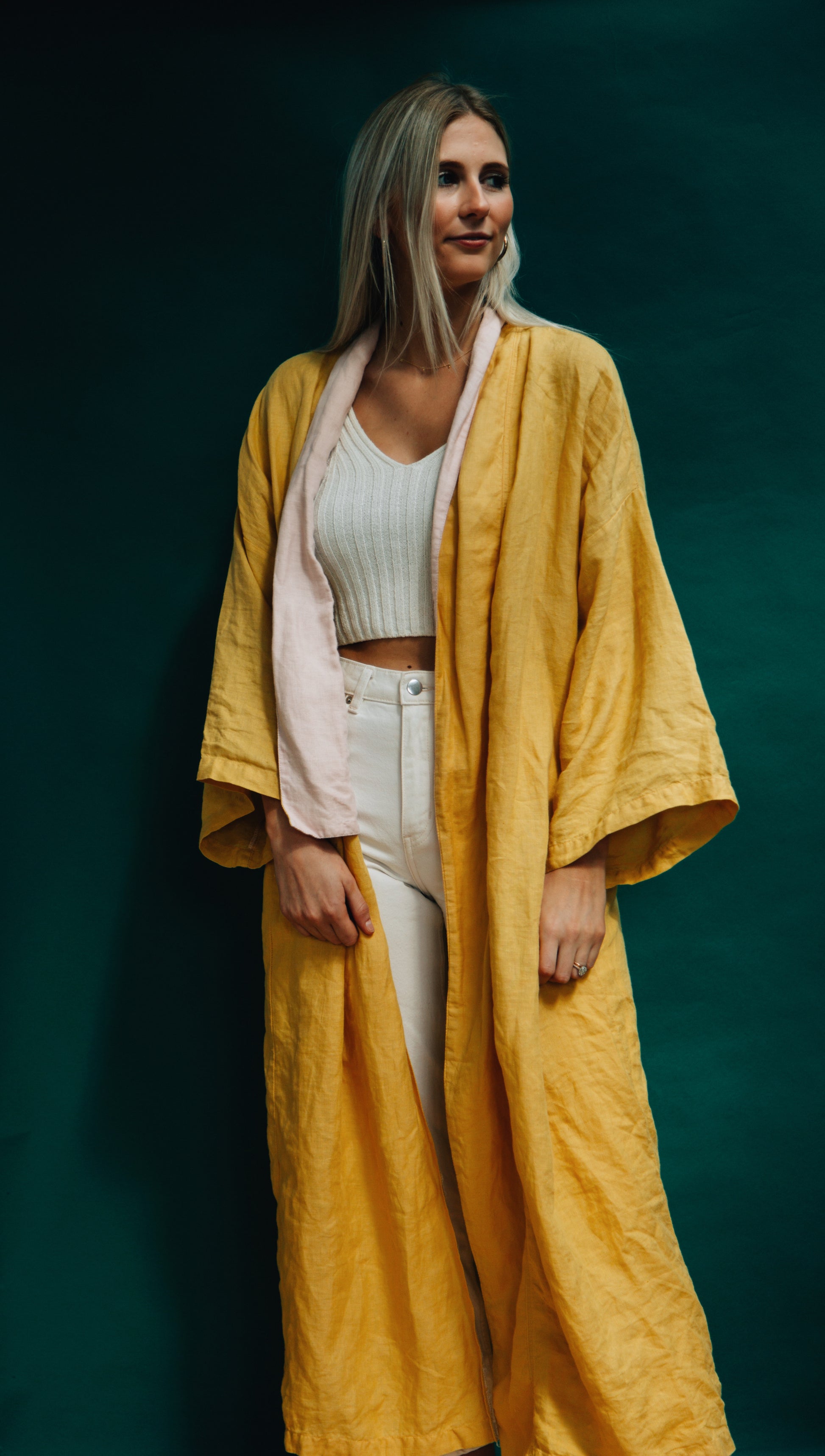 LULU ROBE | Fun, vibrant and loyal. Continuing with our love of ‘day wear pyjamas’, we have created something that you can lounge in when inside, and also throw over anything when you go out. A robe made for your lazy Sunday morning. With her side seam po