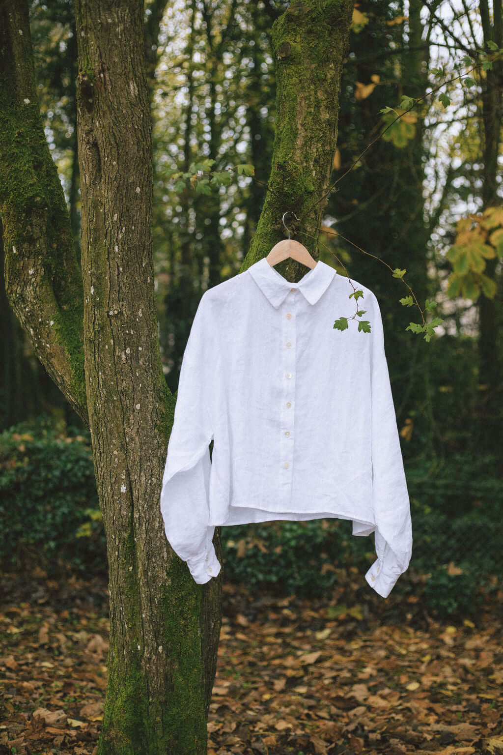 CADHLA WHITE | LOUNGEWEAR SET | Our classic Cadhla blouse paired with optional pearl white/ecru joggers. Host your guests in style this Christmas while feeling comfortable and stylish. Our Cadhla blouse can also be worn with buttons at to the back, making