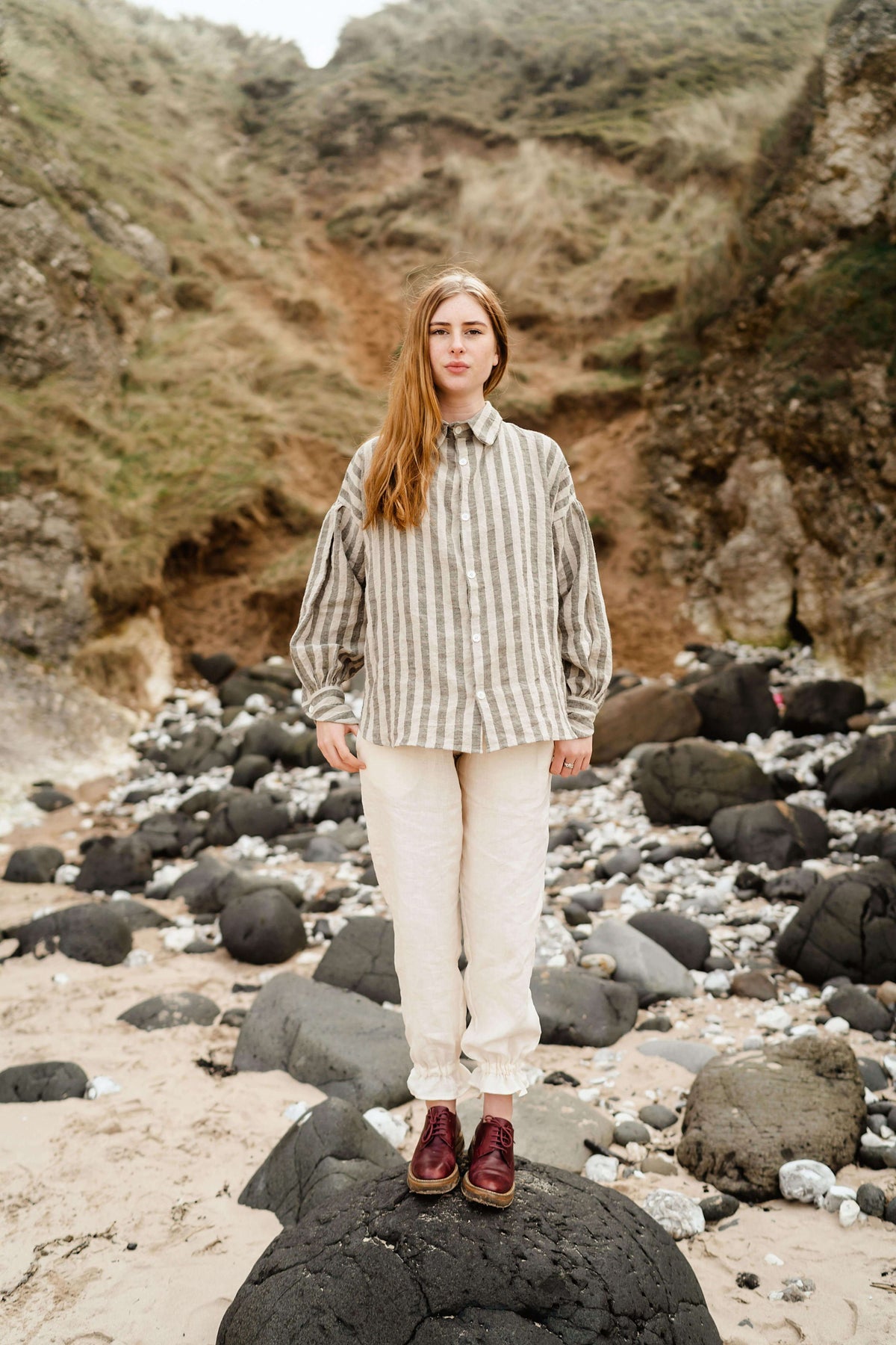 BLOOMERS | An upgrade on the infamous 2020 joggers! A modern take on 19th century Bloomers. These undergarments were worn under dresses by women during the 19th century. They became a symbol for women's rights because of Amelia Bloomer who wore them long