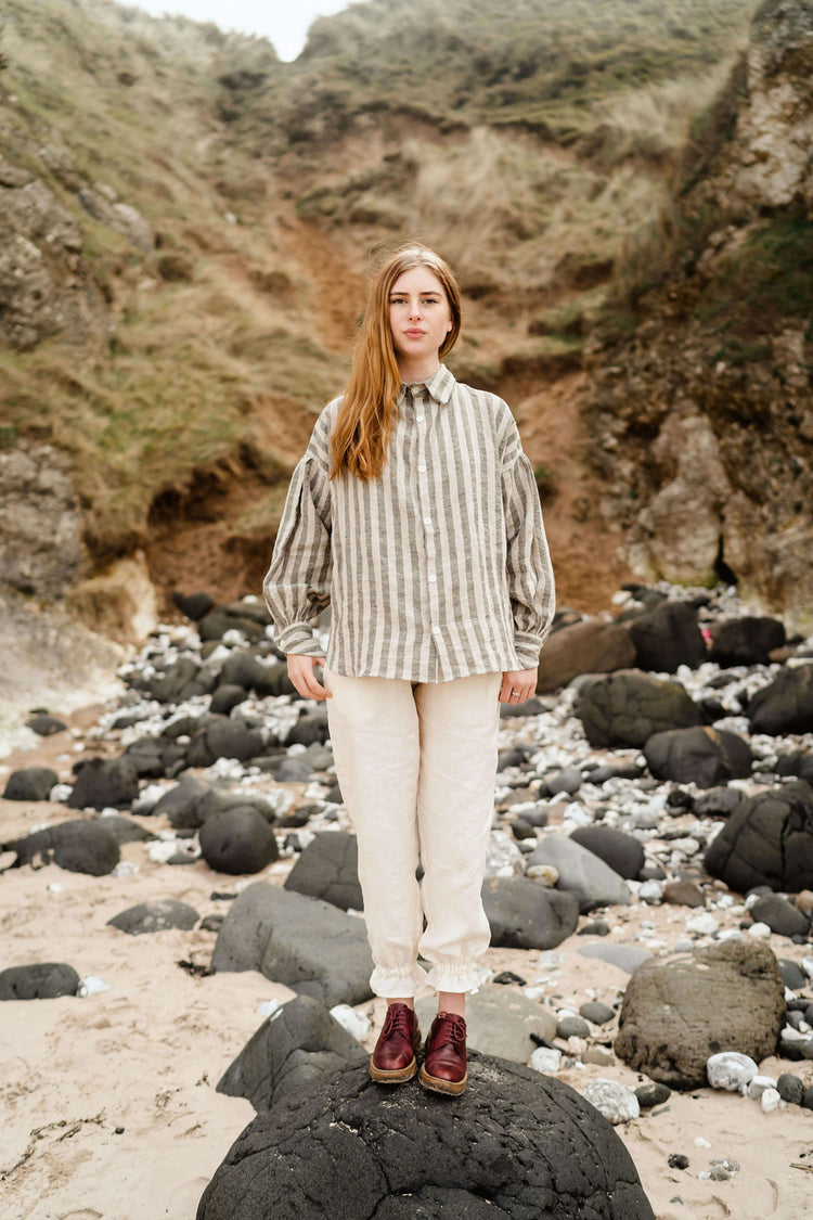 BLOOMERS | An upgrade on the infamous 2020 joggers! A modern take on 19th century Bloomers. These undergarments were worn under dresses by women during the 19th century. They became a symbol for women's rights because of Amelia Bloomer who wore them long