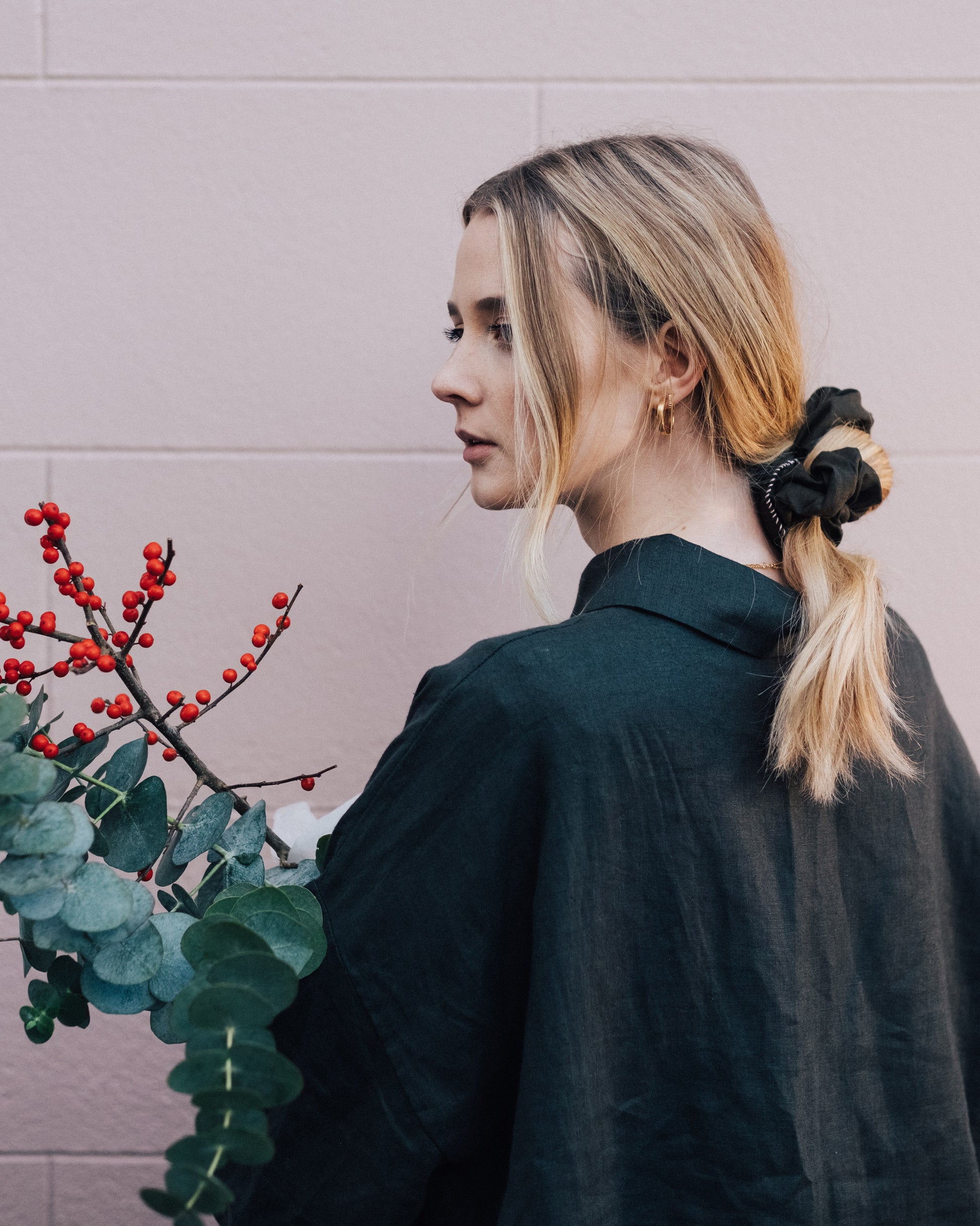 CHRISTMAS COMBO | Our Christmas Scrunchie Combo.- Poppy Red- Emerald Green- Oatmeal A festive pack of three limited edition scrunchies. A perfect stocking filler for your loved one or for you!Our scrunchies are made with soft Irish linen with loads of 'sc